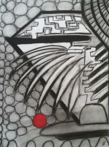 Drawing titled "le point.......rouge" by Nephidell, Original Artwork, Other