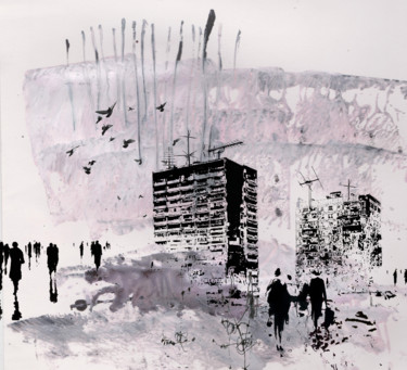 Картина под названием "tecton 4" - Dmitrii Nepostaev, Подлинное произведение искусства, Другой