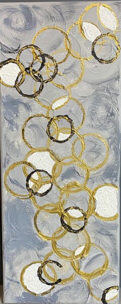 Painting titled "#28" by Christian Neri, Original Artwork, Acrylic Mounted on Wood Stretcher frame