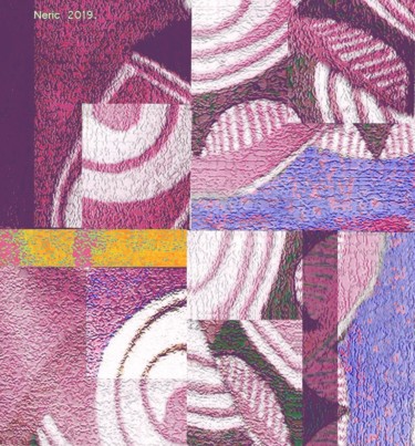 Arte têxtil intitulada "" Tocuyo N° 23"" por Nilson Eric Gonzalez Castro, Obras de arte originais, Retalhos