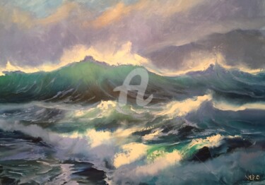 Painting titled "Sea" by Nero S, Original Artwork