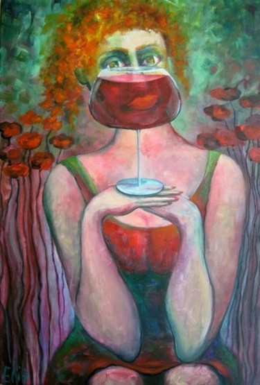 Painting titled "BALANCE" by Nesis Elisheva (Eli7), Original Artwork, Acrylic