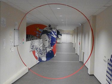 Pittura intitolato "ANAMORPHOSES - Coll…" da Nessé, Opera d'arte originale, Acrilico