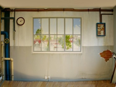 Peinture intitulée "CHAMBRE D'ADOLESCEN…" par Nessé, Œuvre d'art originale, Acrylique