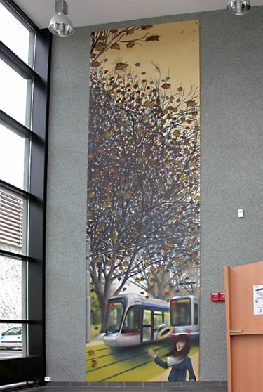 Peinture intitulée "SITE DE GIERES / EN…" par Nessé, Œuvre d'art originale
