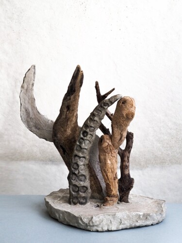 Sculpture titled "Untitled, from “ser…" by Sasha Nesterkina, Original Artwork, Cement