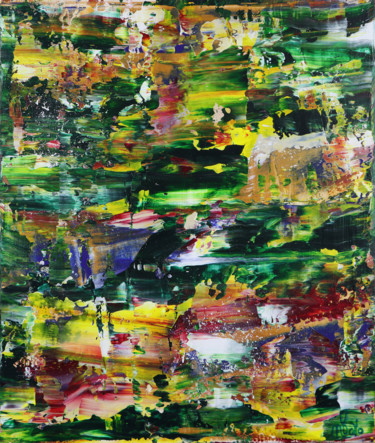 Moss and Rust 2 Painting titled "Moss and Rust 2" by Nestor Toro, Original Art, Acrylic