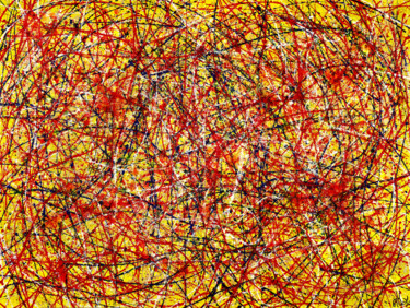Colorful display of affection 3 Painting titled "Colorful display of…" by Nestor Toro, Original Art, Acrylic