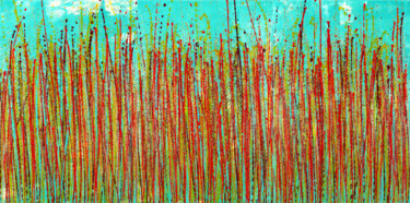 Drizzles symphony 6 Painting titled "Drizzles symphony 6" by Nestor Toro, Original Art, Acrylic