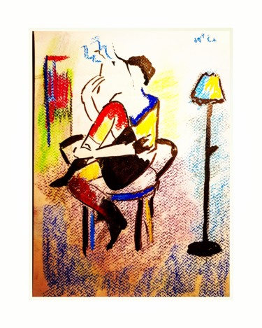 Pintura titulada "Smoke" por Ester Sentís, Obra de arte original, Tinta