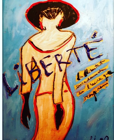 Pintura titulada "Liberte" por Ester Sentís, Obra de arte original, Acrílico