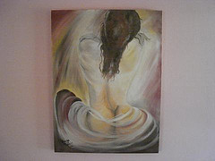 Painting titled "BRASILEIRA /ADRI" by Neuzapinheiro, Original Artwork