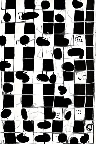 Artes digitais intitulada "Chess 48" por Nevio Massaro, Obras de arte originais, Pintura digital