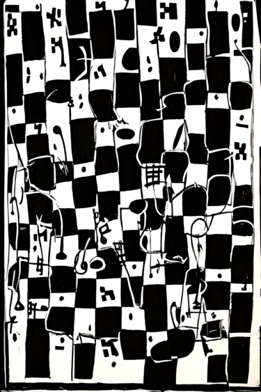 Artes digitais intitulada "Chess 49" por Nevio Massaro, Obras de arte originais, Pintura digital