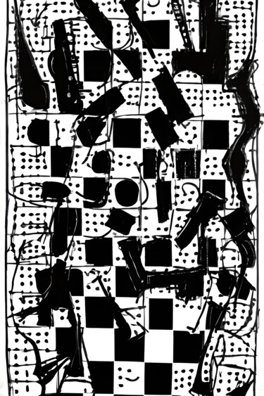 Artes digitais intitulada "Chess 55" por Nevio Massaro, Obras de arte originais, Pintura digital
