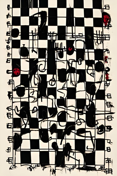 Artes digitais intitulada "Chess 63" por Nevio Massaro, Obras de arte originais, Pintura digital
