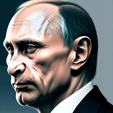 Arte digital titulada "Putin 7" por Nevio Massaro, Obra de arte original, Imagen generada por IA