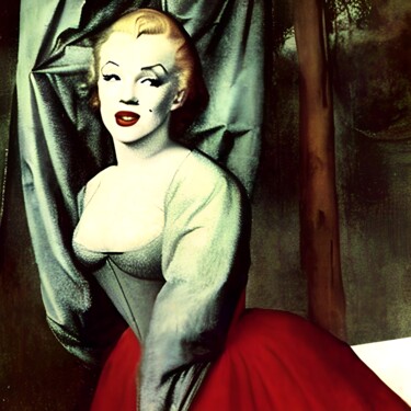 Digital Arts titled "Marilyn Monroe 3" by Nevio Massaro, Original Artwork, AI generated image