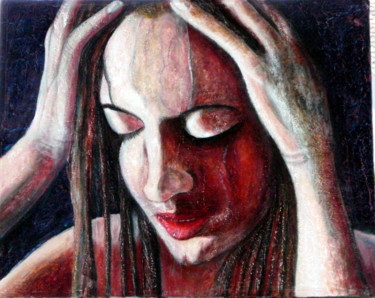 Painting titled "kopzorgen -headaches" by Robert Neyt, Original Artwork