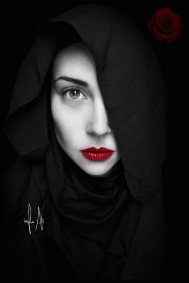 Digitale Kunst mit dem Titel "hijab.png" von Nezha, Original-Kunstwerk, Digitale Malerei