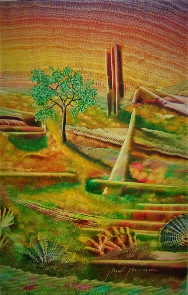 Malerei mit dem Titel ""Tenerezza"" von Nezir Sarac, Original-Kunstwerk, Öl Auf Keilrahmen aus Holz montiert