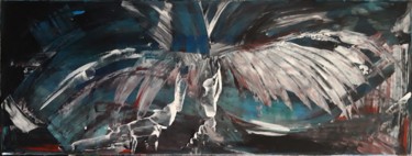 Pintura intitulada "Fly away" por Nuno Feijao, Obras de arte originais, Óleo