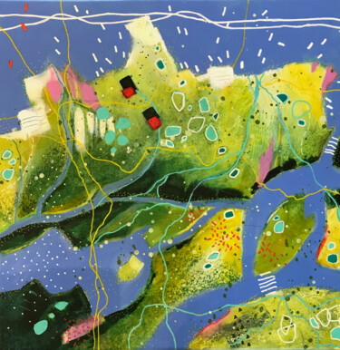 Les tchanquées de l'île aux oiseaux Peinture intitulée "Les tchanquées de l…" par Nadine Falguieres (NADI), Œuvre d'art originale, Acrylique