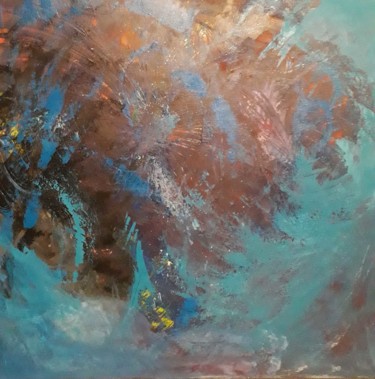 Painting titled "Nouvel air" by Naïma Gharbi, Original Artwork, Acrylic