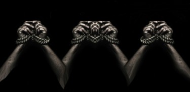Arte digitale intitolato "Les chaines..." da Naïma Gharbi, Opera d'arte originale, Fotomontaggio
