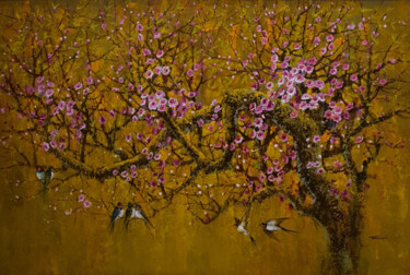 Pittura intitolato "Spring (no 5)" da Nguyen Khac Tai Tai, Opera d'arte originale, Acrilico