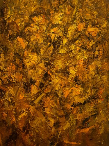 Картина под названием "Autumn Melody" - Nguyen Khac Tai Tai, Подлинное произведение искусства, Акрил
