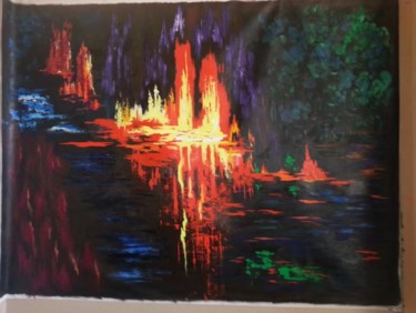 Painting titled "Phase Two" by Natalia Hughson, Original Artwork, Oil