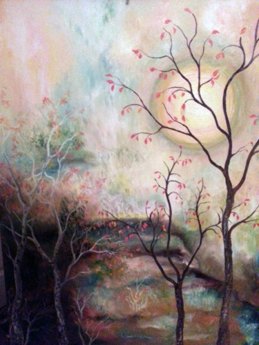 Painting titled "Fall" by Natalia Hughson, Original Artwork