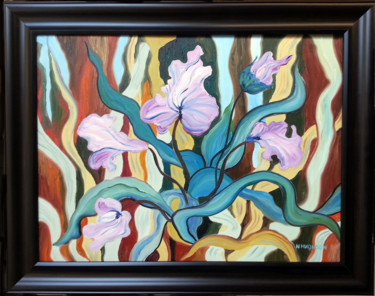 Painting titled "Chorale of Life" by Natalia Hughson, Original Artwork, Oil