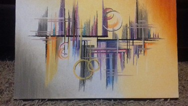 Pintura intitulada "Couleurs" por Fanny Salvador, Obras de arte originais, Pastel