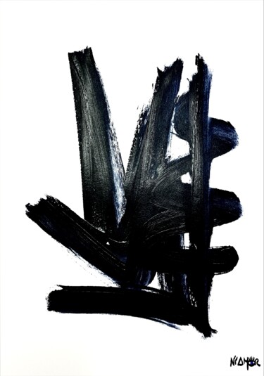 Картина под названием "Énergie positive" - Niamor, Подлинное произведение искусства, Акрил