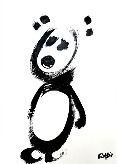 Peinture intitulée "Surprise !" par Niamor, Œuvre d'art originale, Acrylique