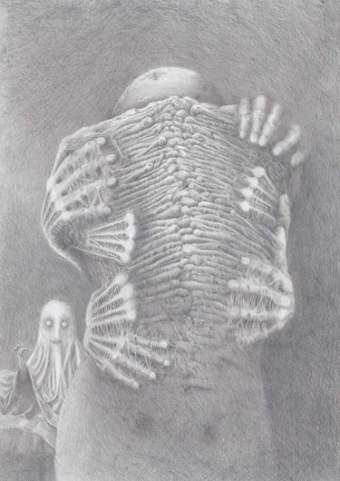 Dessin intitulée "№ 7" par Dmitry Bychkov, Œuvre d'art originale, Crayon