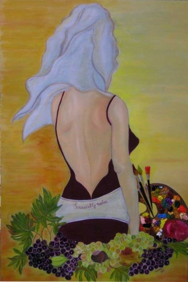 Pittura intitolato "Nettare della sensu…" da Cinzia Corvo (Nic), Opera d'arte originale
