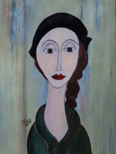 Pintura titulada "Madame Clotilde" por Cinzia Corvo (Nic), Obra de arte original, Otro