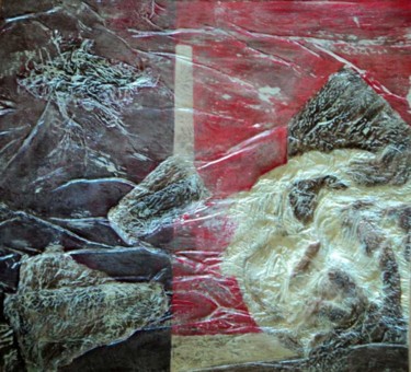 Pittura intitolato "Il volo degli angeli" da Cinzia Corvo (Nic), Opera d'arte originale, Olio
