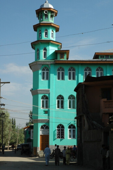 Photographie intitulée "Une mosquée verte .…" par Nichan, Œuvre d'art originale