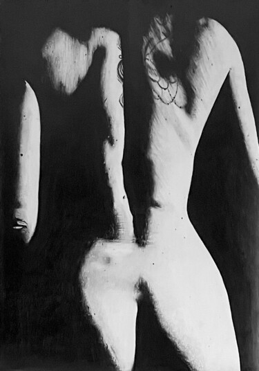 Dibujo titulada "Untitled" por Nicholas Cornwell, Obra de arte original, Lápiz