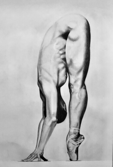 Dibujo titulada "Ballet" por Nicholas Cornwell, Obra de arte original, Lápiz