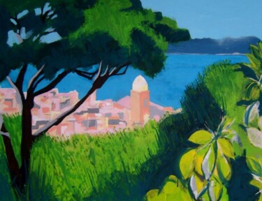Painting titled "St. Tropez" by Nick Cowling, Original Artwork