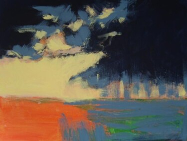Painting titled "Summer storm" by Nick Cowling, Original Artwork