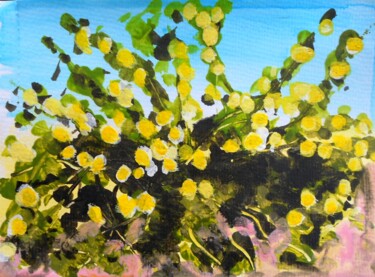 Painting titled "Lemon-tree, Menton" by Nick Cowling, Original Artwork, Oil