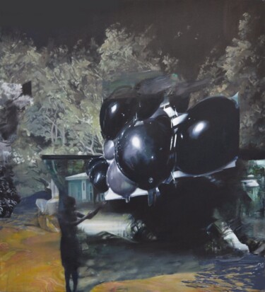Painting titled "Stormbringer" by Nick Offer, Original Artwork, Oil