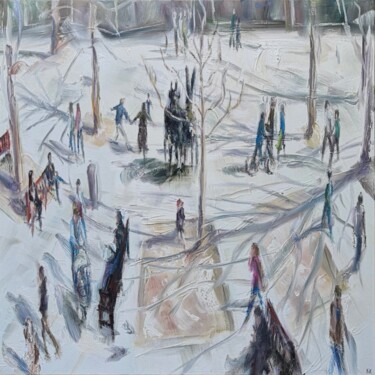 Peinture intitulée "Promenade, Cheltenh…" par Nick Pike, Œuvre d'art originale, Huile