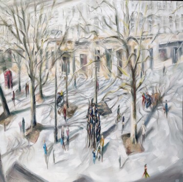Peinture intitulée "Promenade, Cheltenh…" par Nick Pike, Œuvre d'art originale, Huile